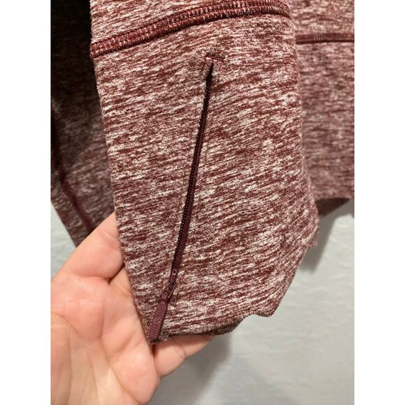 Lululemon Ready to Rulu Fleece Pullover in Heathered Savannah Size 6 - Picture 3 of 8